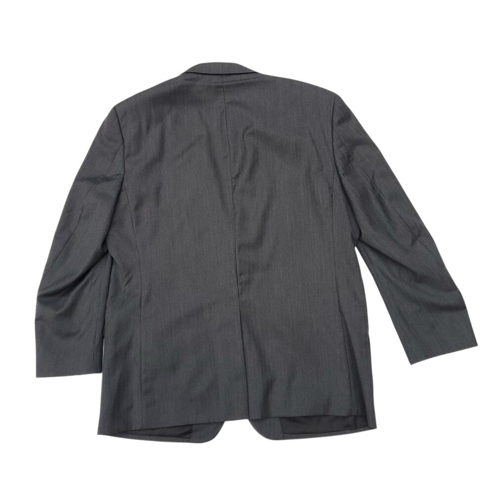 Jos A Bank Gray Wool Blazer Jacket Sport Coat Signature Gentleman Classic 44R - Picture 9 of 16
